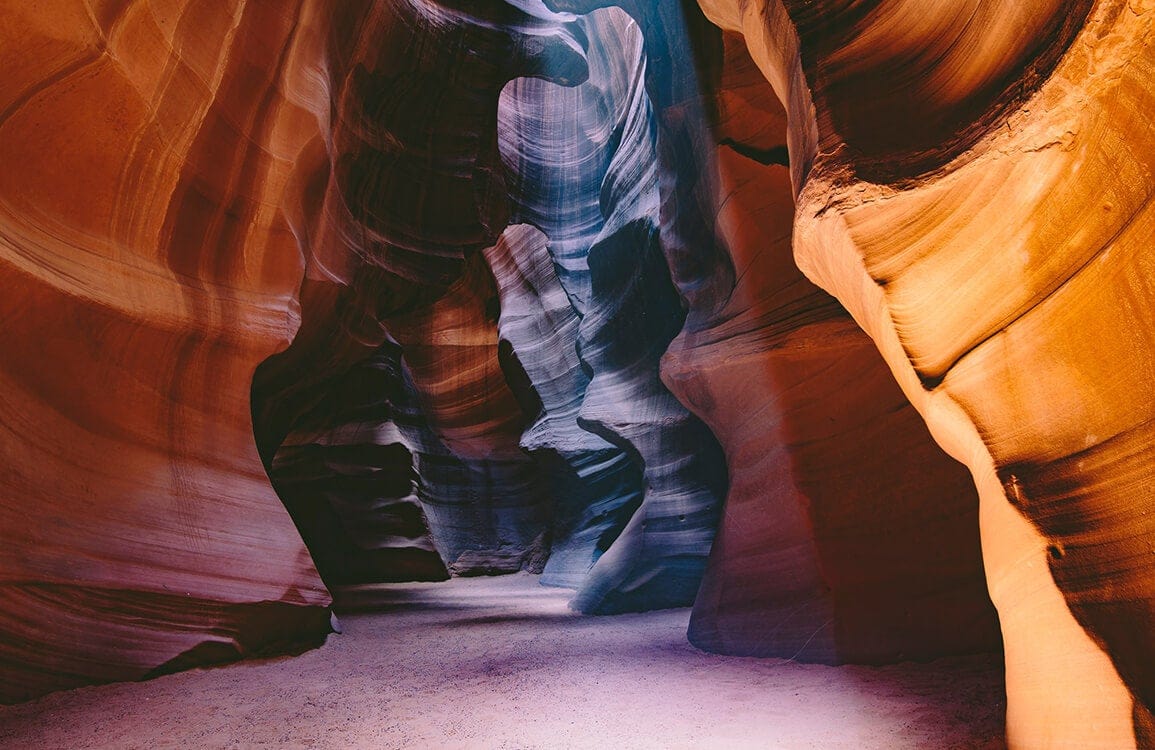 Papier peint mural du canyon de l’antilope - Le meilleur Papier peint panoramique Sur mesure