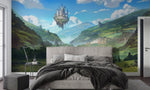 Papier peint mural Château ambulant de Howl évasion féerique - Vignette | Mr Papier Peint