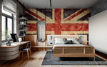Papier peint mural du drapeau britannique vintage - Vignette | Mr Papier Peint