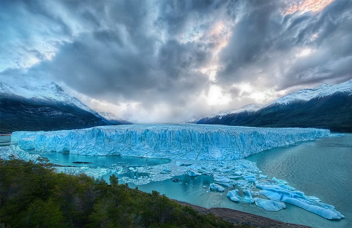 Papier Peint Mural du Glacier Sublime - Le meilleur Papier peint panoramique Sur mesure