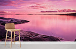 Papier peint mural du lac rose onirique - Vignette | Mr Papier Peint