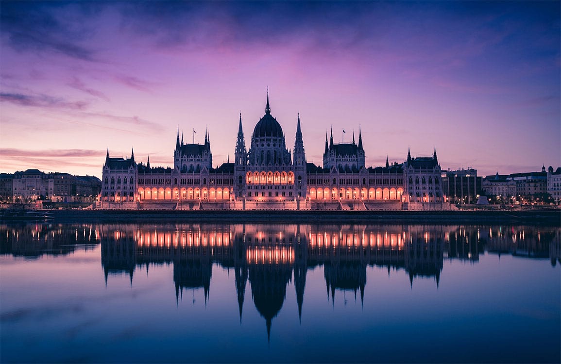 Papier peint mural du Palais de Budapest - Le meilleur Papier peint panoramique Sur mesure