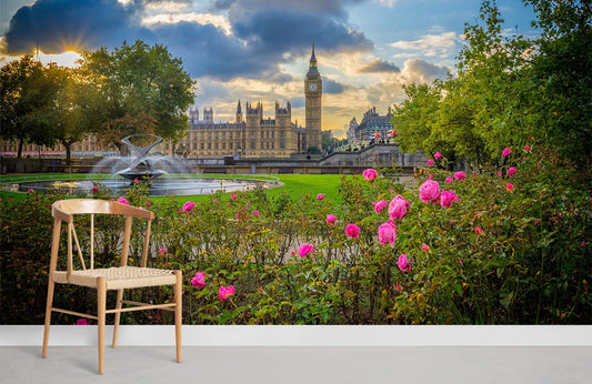 Papier peint mural du Parc de Londres - Le meilleur Papier peint panoramique Sur mesure