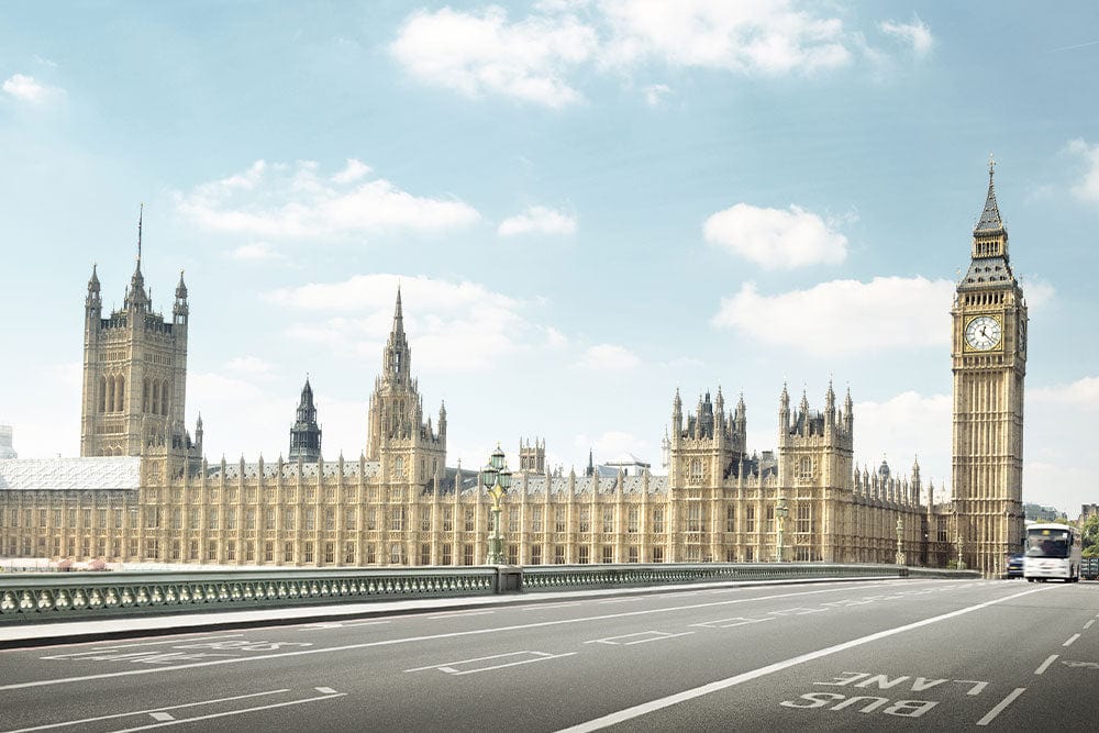 Papier peint mural du Parlement britannique - Le meilleur Papier peint panoramique Sur mesure