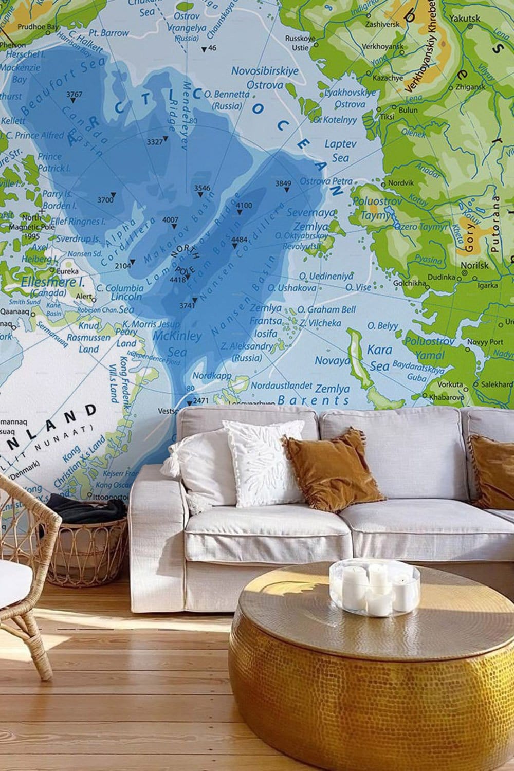 Papier Peint Mural du Pôle Nord - Le meilleur Papier peint panoramique Sur mesure