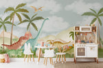 Papier Peint Mural du Rassemblement des Dinosaures - Vignette | Mr Papier Peint