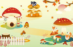 Papier peint mural du Royaume Champignon - Vignette | Mr Papier Peint