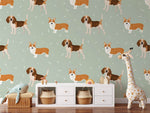 Papier peint mural d'un Corgi pour animaux domestiques - Vignette | Mr Papier Peint