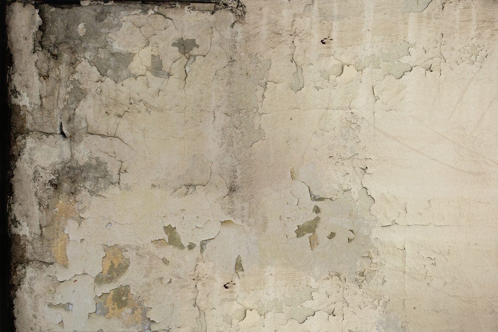 Détail d’un mur dégradé avec peinture murale Écaillé pour un papier peint mural élégant