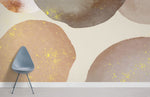 Papier peint mural effet aquarelle brun douceur et harmonie - Vignette | Mr Papier Peint