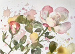 Papier peint mural effet aquarelle de fleurs colorées - Vignette | Mr Papier Peint