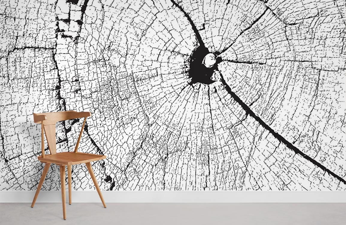 Papier peint mural effet bois ancien - Le meilleur Papier peint panoramique Sur mesure