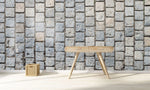 Papier peint mural effet brique claire pour un intérieur chic et moderne - Vignette | Mr Papier Peint