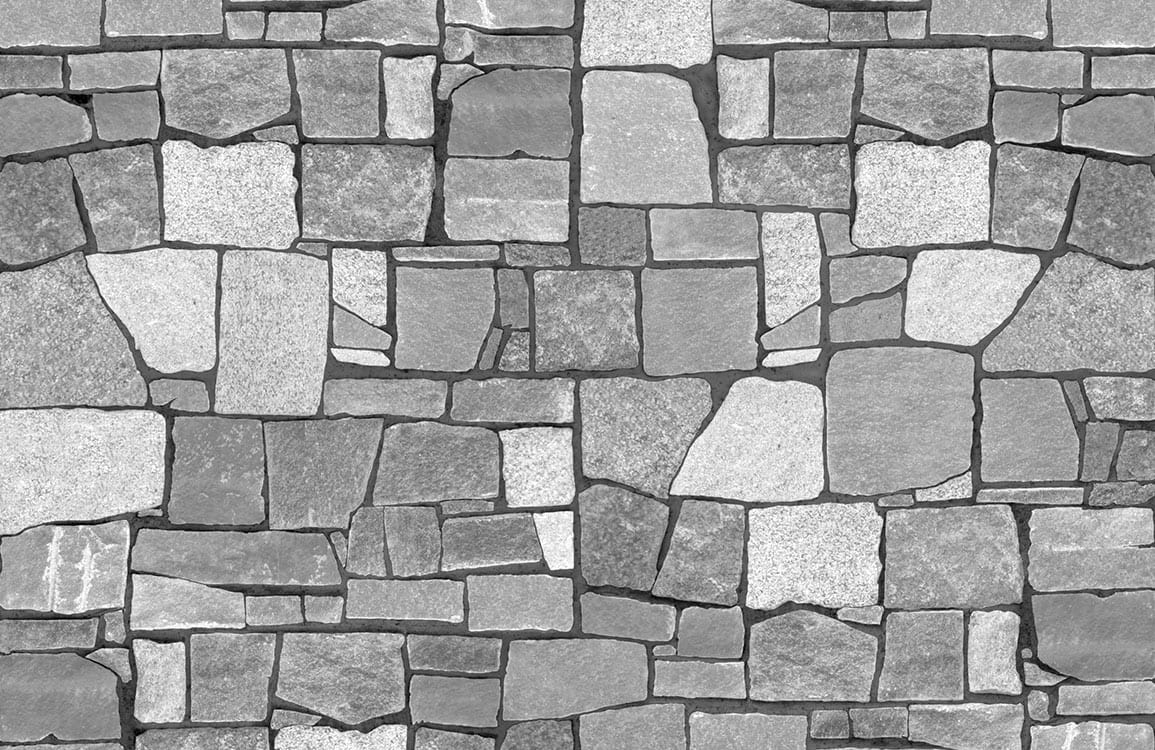 Papier peint mural effet brique grise - Le meilleur Papier peint panoramique Sur mesure