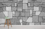 Papier peint mural effet brique grise charme brut et modernité - Vignette | Mr Papier Peint