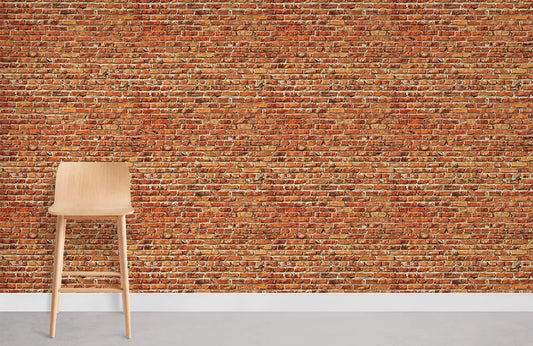Papier peint mural effet brique rouge - Le meilleur Papier peint panoramique Sur mesure