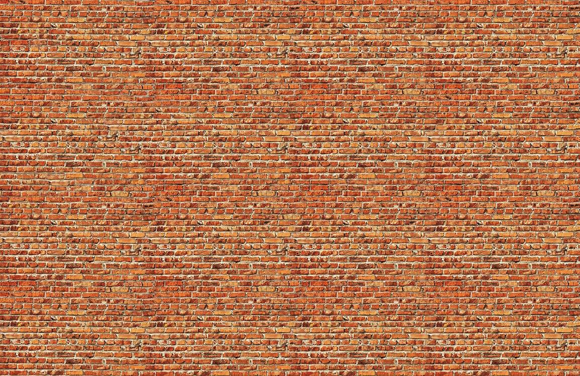 Papier peint mural effet brique rouge - Le meilleur Papier peint panoramique Sur mesure