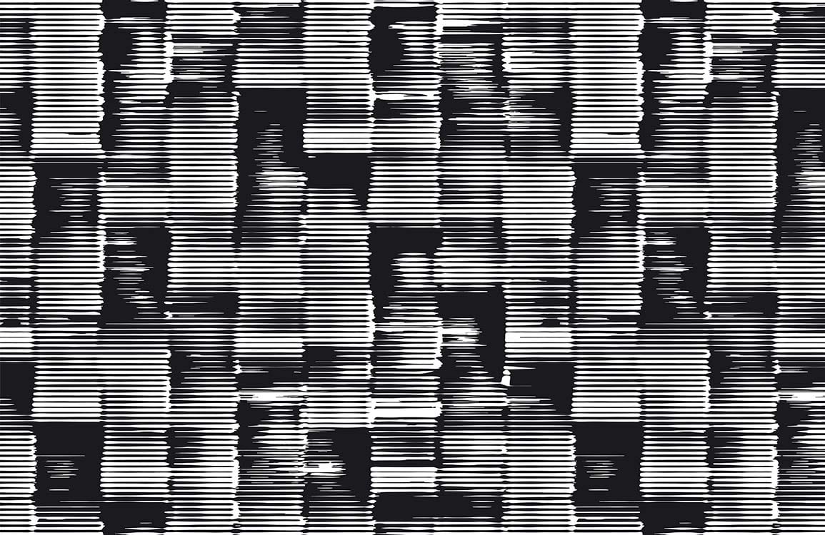 Papier peint mural effet glitch de pinceau - Le meilleur Papier peint panoramique Sur mesure