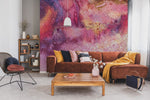 Papier peint mural effet jus aquarelle pour salle de bain apaisante - Vignette | Mr Papier Peint