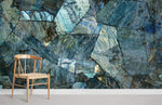 Papier peint mural effet marbre bleu élégance et raffinement mural - Vignette | Mr Papier Peint