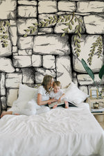 Papier peint mural effet pierre pour une élégance authentique - Vignette | Mr Papier Peint