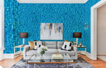 Papier peint mural effet ondulations pour une ambiance piscine apaisante - Vignette | Mr Papier Peint