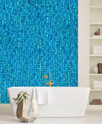 Papier peint mural effet ondulations pour une ambiance piscine apaisante - Vignette | Mr Papier Peint
