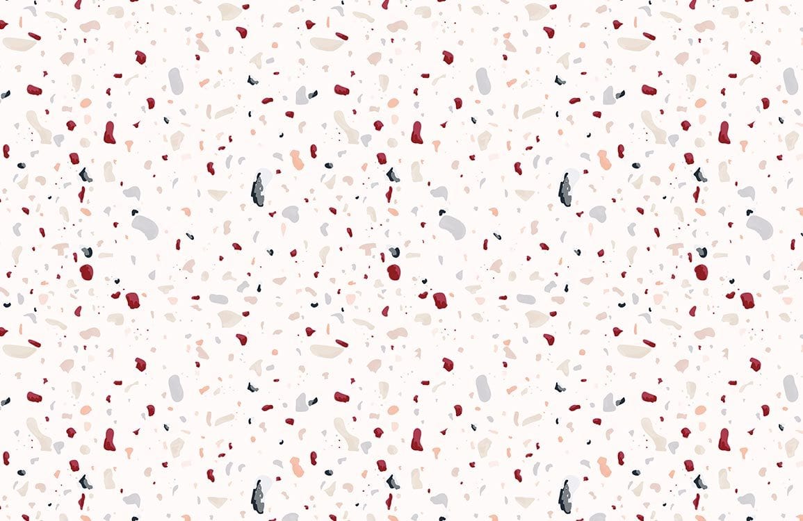 Papier Peint Mural Effet Terrazzo Pastel - Le meilleur Papier peint panoramique Sur mesure