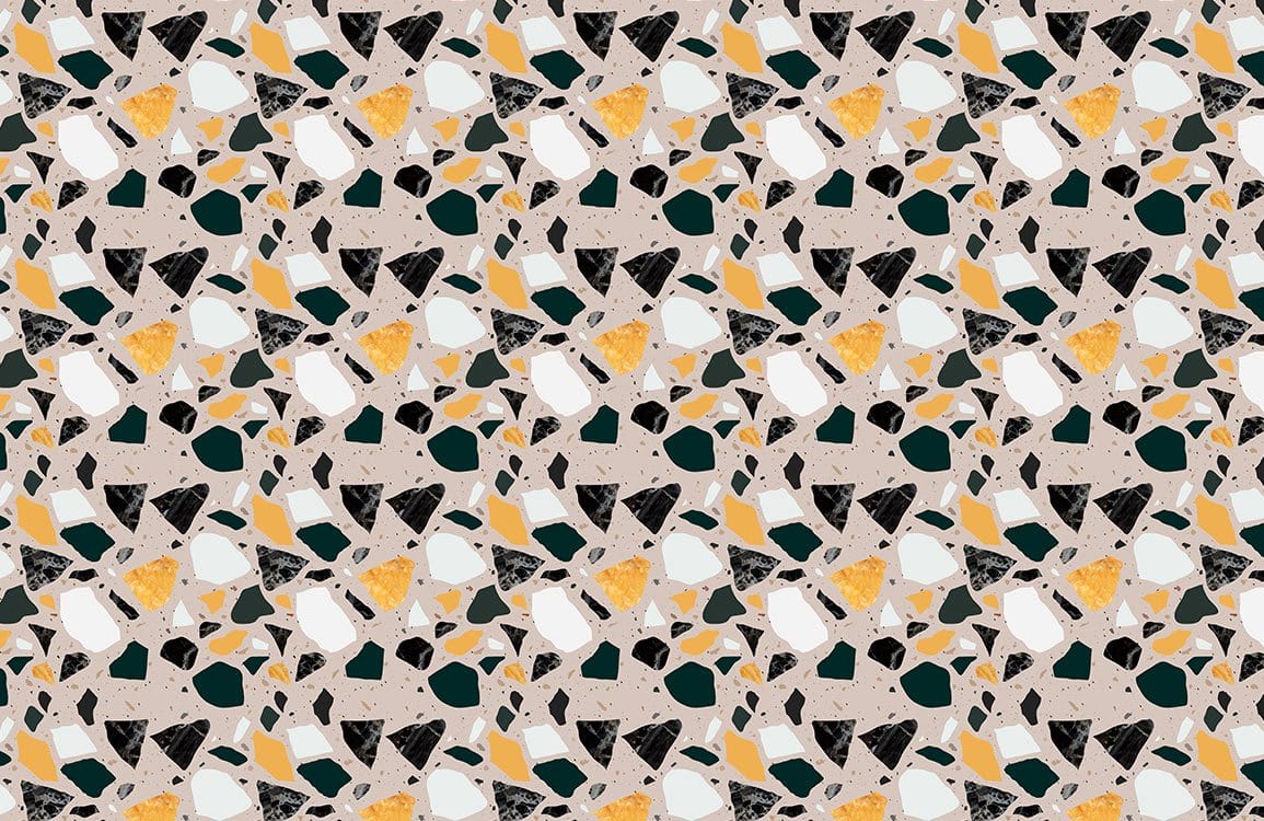 Papier peint mural effet terrazzo texturé - Le meilleur Papier peint panoramique Sur mesure