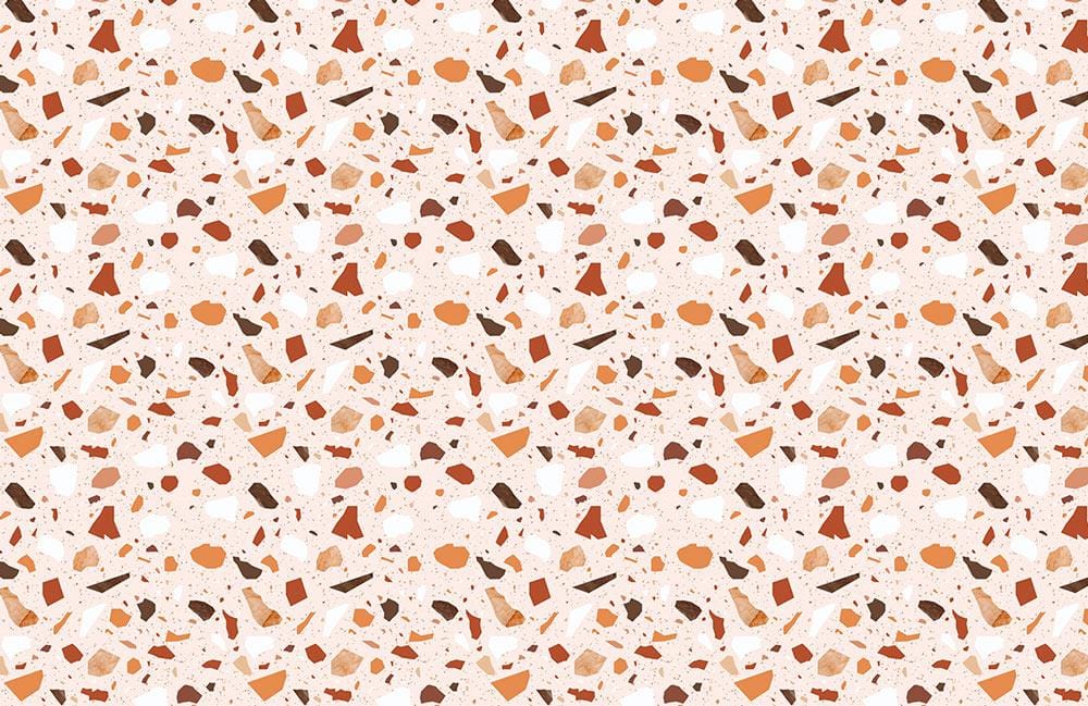 Papier peint mural effet tranche de terrazzo - Le meilleur Papier peint panoramique Sur mesure