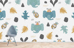 Mural éléphant Évasion Exotique en Papier Peint Panoramique - Vignette | Mr Papier Peint