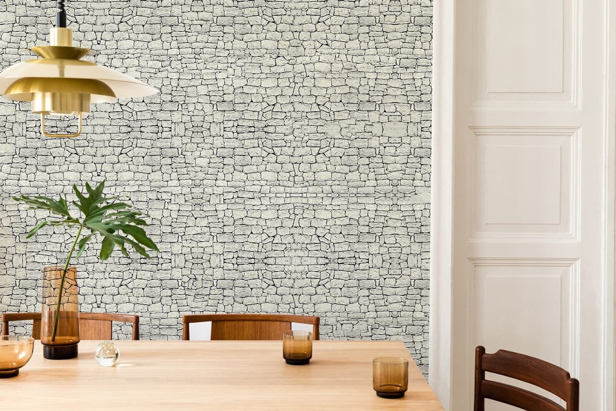 Papier Peint Mural Empilement de Briques - Le meilleur Papier peint panoramique Sur mesure