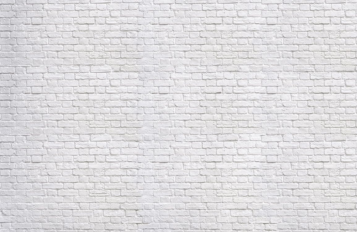 Papier peint mural en briques blanches - Le meilleur Papier peint panoramique Sur mesure