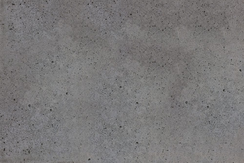 Papier peint mural en ciment marbré avec surface grise, imperfections et petites taches