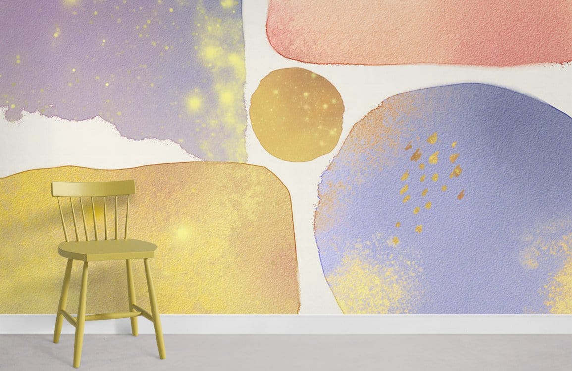 Papier Peint Mural en Dégradé de Blocs - Le meilleur Papier peint panoramique Sur mesure