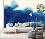 Papier Peint Mural en Encre Bleue Marine - Vignette | Mr Papier Peint