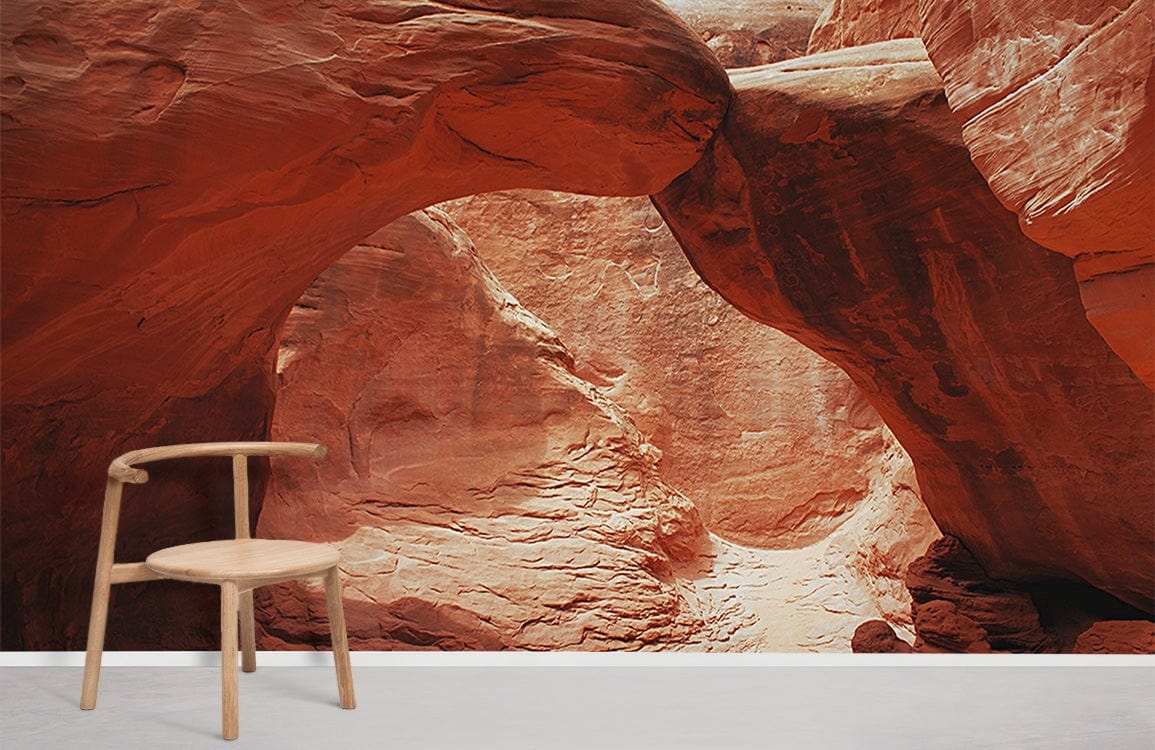 Papier peint mural en forme d’animaux dans un canyon - Le meilleur Papier peint panoramique Sur mesure