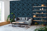 Papier peint mural en fourrure bleu foncé - Vignette | Mr Papier Peint