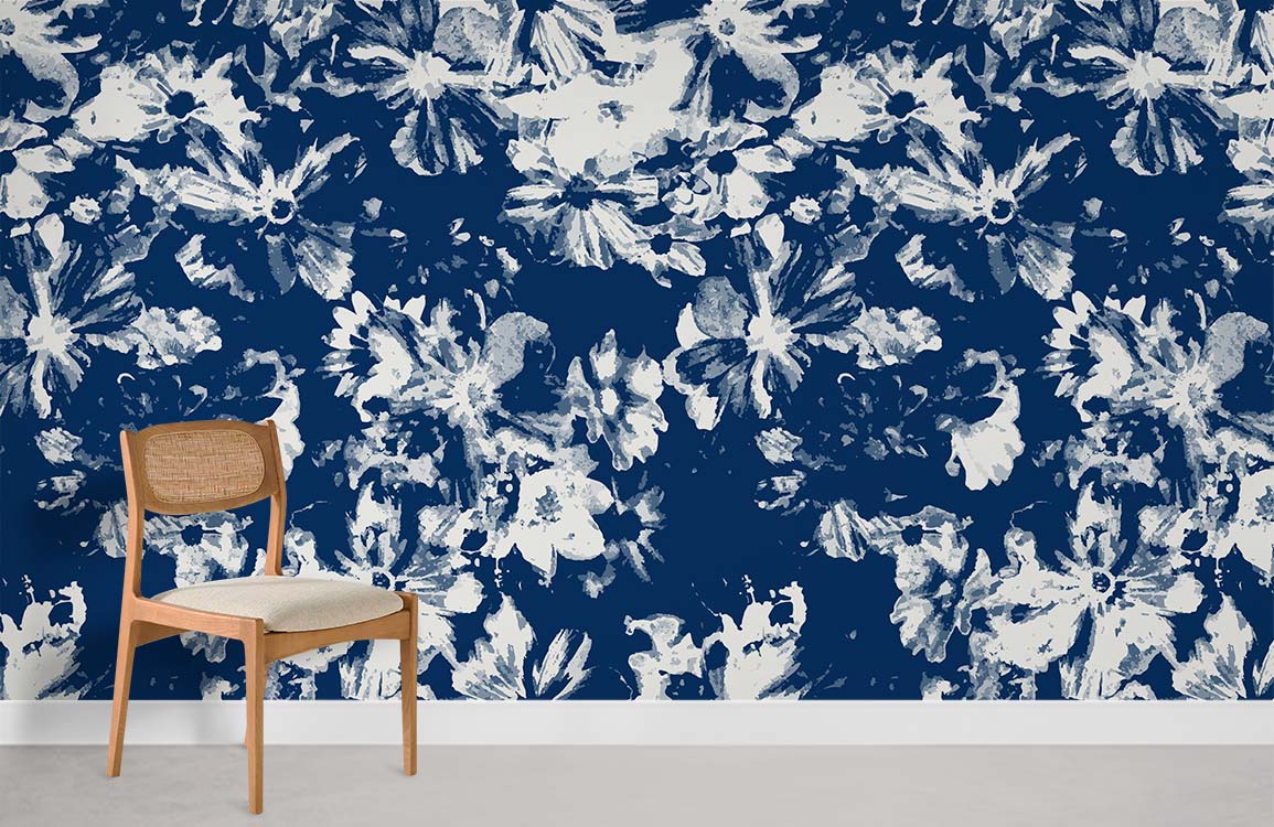 Papier Peint Mural en Impression Tie-Dye - Le meilleur Papier peint panoramique Sur mesure