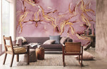 Élégance Sublime avec Papier Peint Mural Marbre Rose Doré - Vignette | Mr Papier Peint