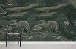 Papier peint mural marbre vert foncé élégance et profondeur intemporelles - Vignette | Mr Papier Peint