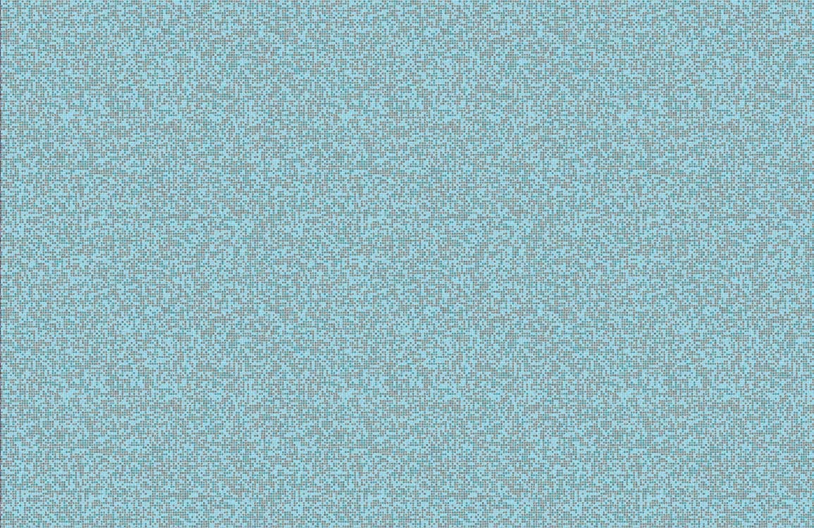 Alt text: Papier peint mural en mosaïque turquoise avec motif texturé bleu et gris