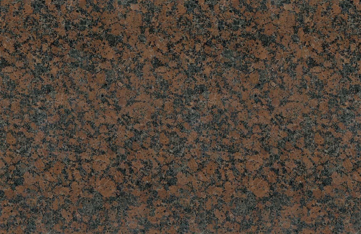 Papier peint mural en pierre cristalline rouillée avec une texture de granite rouge et gris