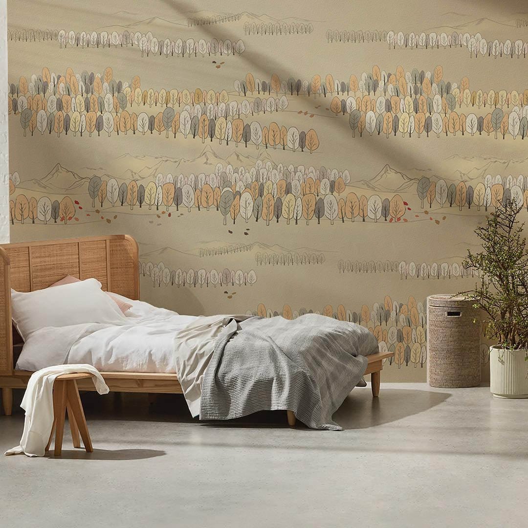 Papier peint mural Esquisse de Jungle - Le meilleur Papier peint panoramique Sur mesure