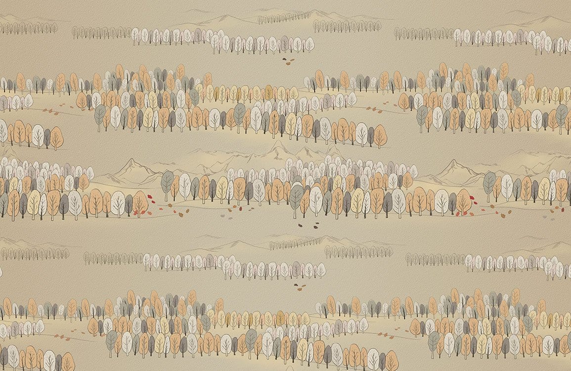 Papier peint mural Esquisse de Jungle - Le meilleur Papier peint panoramique Sur mesure
