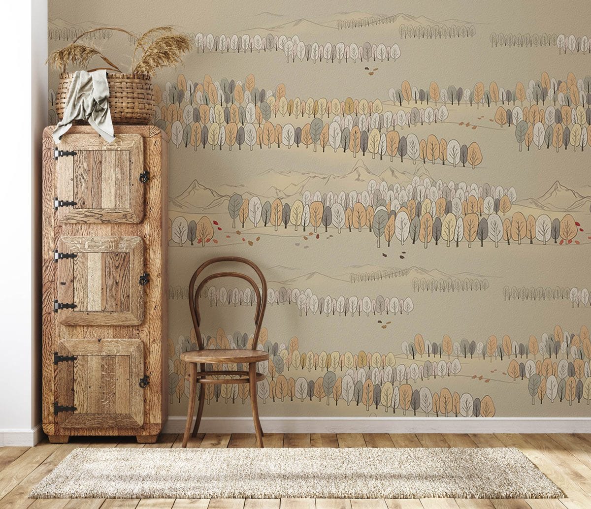 Papier peint mural Esquisse de Jungle - Le meilleur Papier peint panoramique Sur mesure
