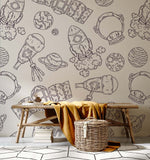 Papier peint mural Esquisses d’Espa élégance artistique et minimaliste - Vignette | Mr Papier Peint