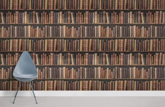 Papier peint mural étagère à livres - Le meilleur Papier peint panoramique Sur mesure
