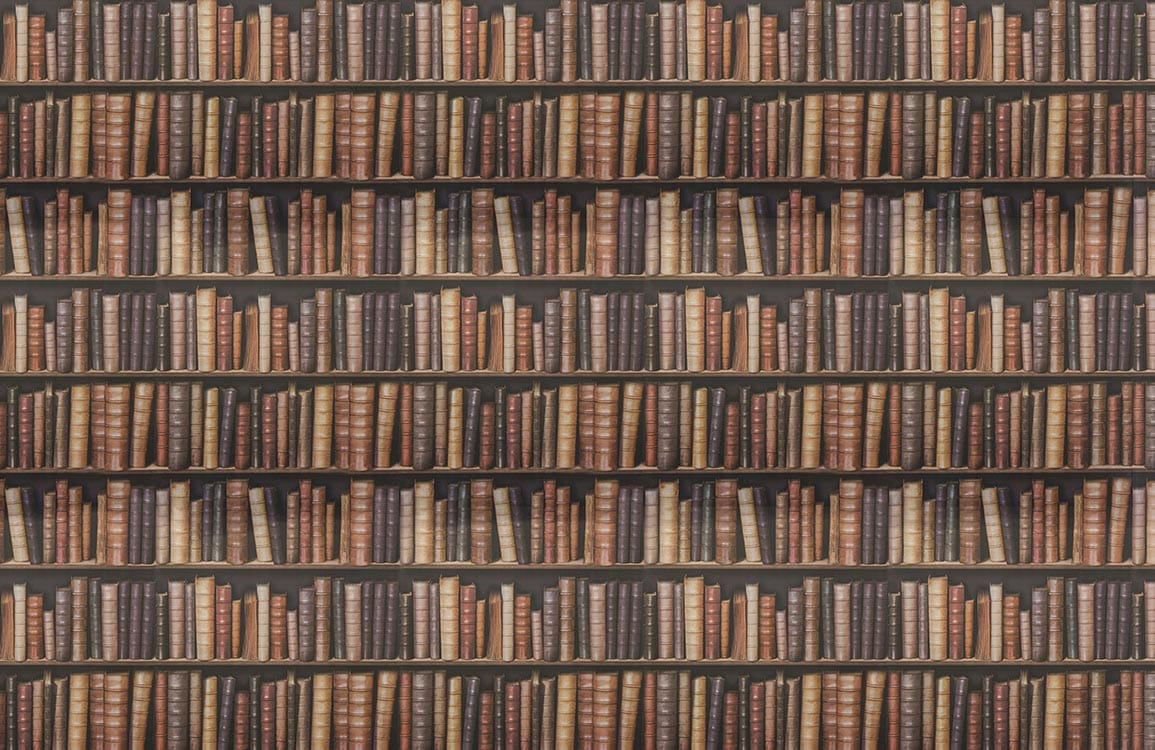 Papier peint mural étagère à livres - Le meilleur Papier peint panoramique Sur mesure