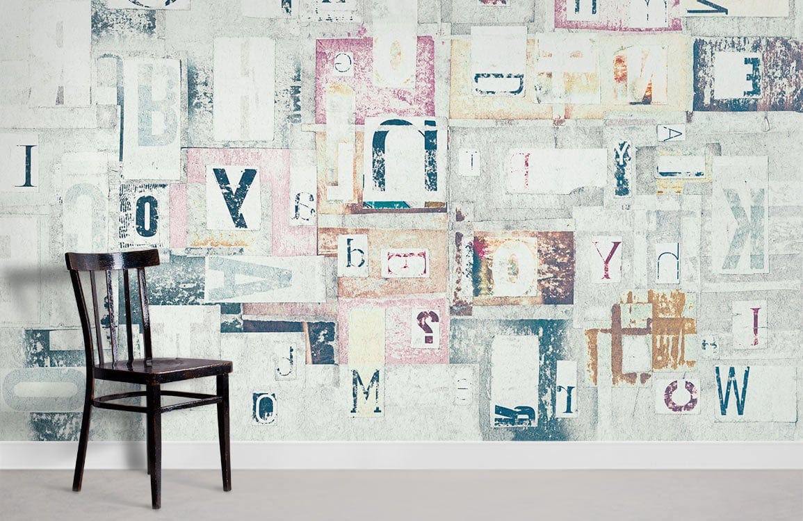 Papier peint mural façon journal - Le meilleur Papier peint panoramique Sur mesure